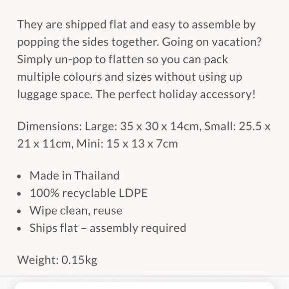 Sun Jellies Retro Basket, cream, size small - Picture 4 of 10